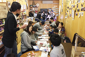 デコパージュ石鹸づくり